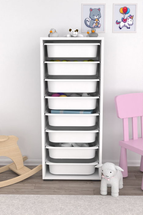 Hanah Home Armario Multiusos Cara 8N - Blanco